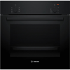 Bosch Oven | HBF010BA1 | 66 L | Electric | Manual | Knobs | Height 59.5 cm | Width 59.4 cm | Black