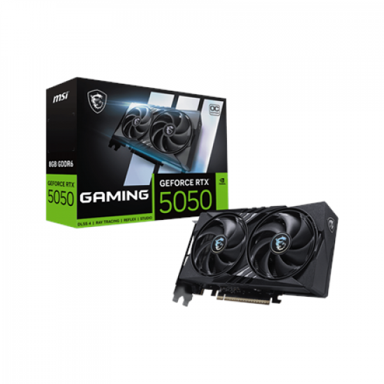 MSI GeForce RTX 5050 8G GAMING OC | NVIDIA | 8 GB | GeForce RTX 5050 | GDDR6 | HDMI ports quantity 1 | PCI Express Gen 5 x16 (uses x8)