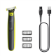 Philips Shaver | QP2724/23 OneBlade | Operating time (max) 45 min | Wet & Dry | NiMH | Black/Lime