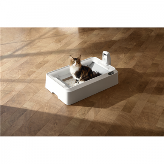 PETKIT Purobot Crystal Duo with Camera Self-Cleaning Cat Litter Box | White