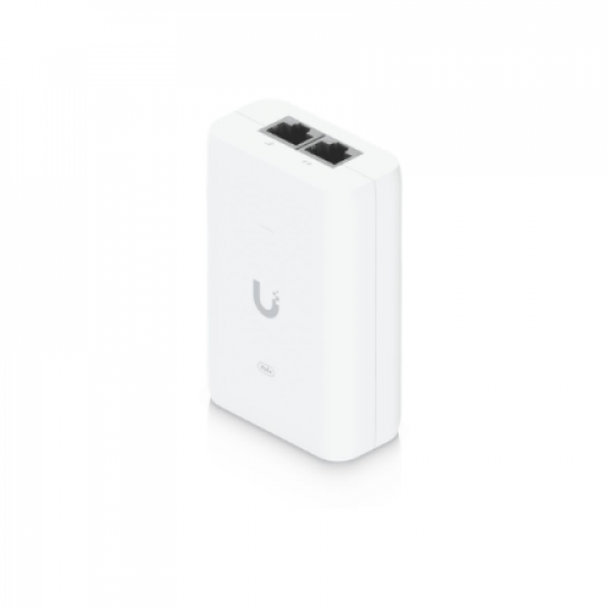 Ubiquiti U-PoE+ PoE Adapter (30W), White