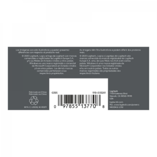 Logitech Mouse G305 black 910-005283 | Logitech