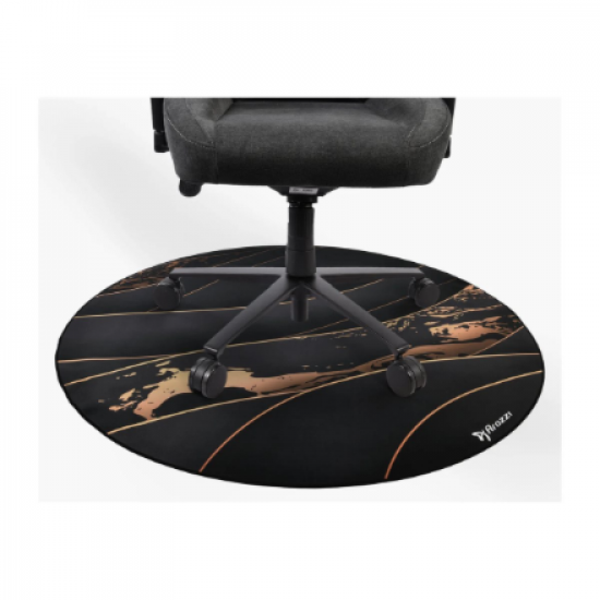 Arozzi Zona Round Floor Pad | Black/Gold