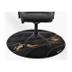 Arozzi Zona Round Floor Pad | Black/Gold