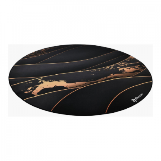 Arozzi Zona Round Floor Pad | Black/Gold