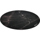 Arozzi Zona Round Floor Pad | Black Marble