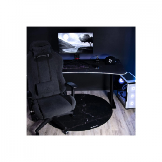 Arozzi Zona Round Floor Pad | Black Marble