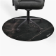 Arozzi Zona Round Floor Pad | Black Marble