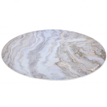 Arozzi Zona Round Floor Pad | White Marble