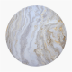 Arozzi Zona Round Floor Pad | White Marble
