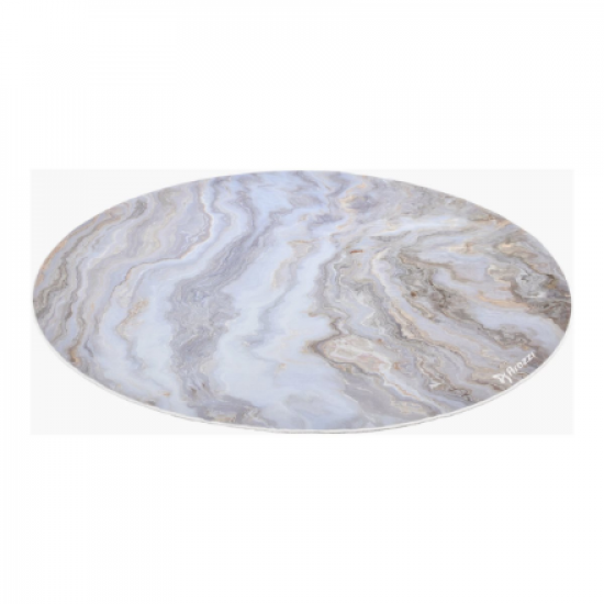 Arozzi Zona Round Floor Pad | White Marble
