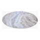 Arozzi Zona Round Floor Pad | White Marble
