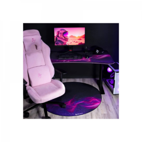 Arozzi Zona Round Floor Pad | Purple Galaxy
