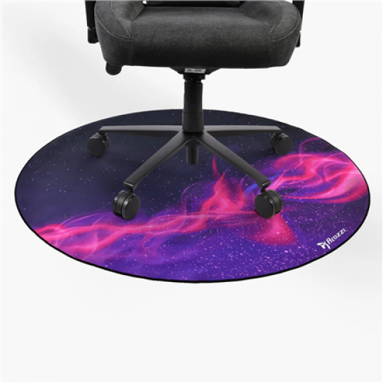 Arozzi Zona Round Floor Pad | Purple Galaxy