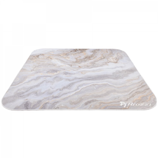 Arozzi Zona Square Floor Pad | White Marble
