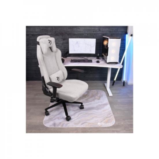 Arozzi Zona Square Floor Pad | White Marble