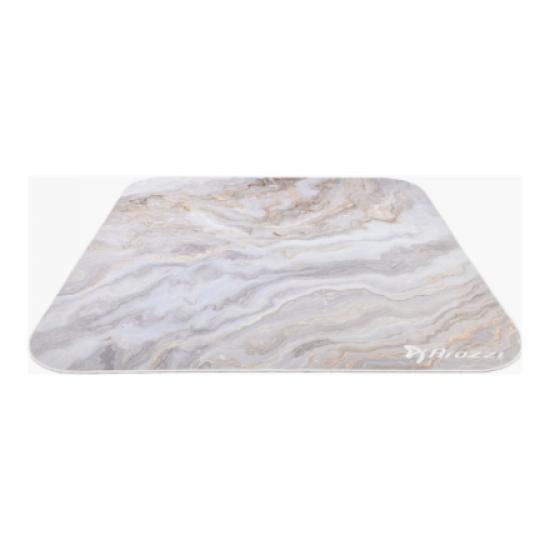 Arozzi Zona Square Floor Pad | White Marble