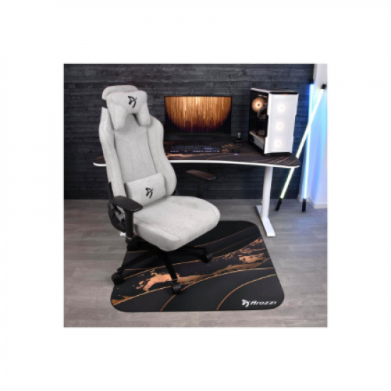 Arozzi Zona Square Floor Pad | Black/Gold