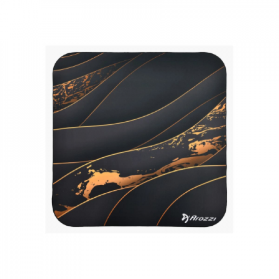 Arozzi Zona Square Floor Pad | Black/Gold