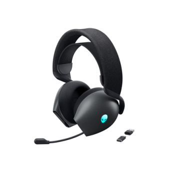 Dell Gaming Headset | Alienware Tri Mode AW725H | Bluetooth | Over-Ear | Microphone | Noise canceling | Wireless | Dark Side of the Moon