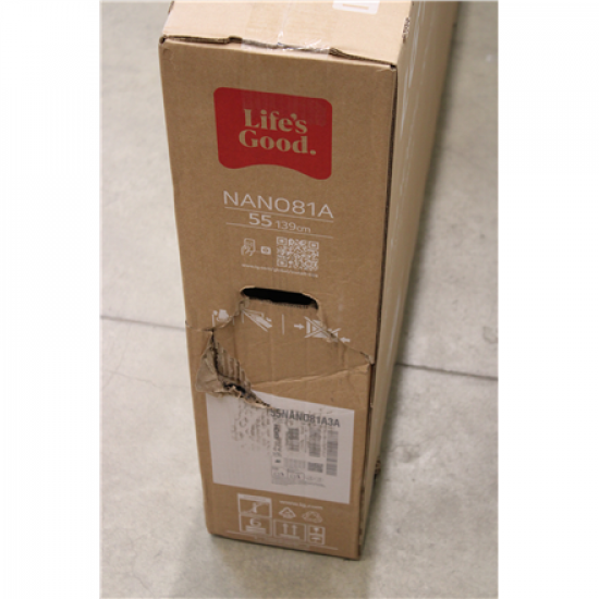 SALE OUT.  | SALE OUT. LG 55NANO81A3A | 55 | Smart TV | webOS 25 | UHD | DAMAGED PACKAGING