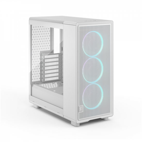 Fractal Design Case | Epoch | White TG RGB Clear Tint | ATX | Power supply included No