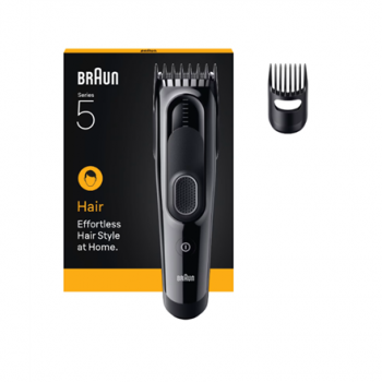 Braun Hair Clipper | HC5510 Series 5 | Cordless | Number of length steps 9 | Black
