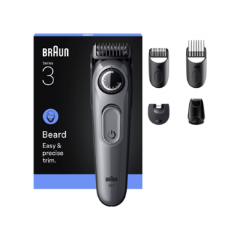 Braun Beard Trimmer | Series 3 BT3560 | Cordless | Number of length steps 40