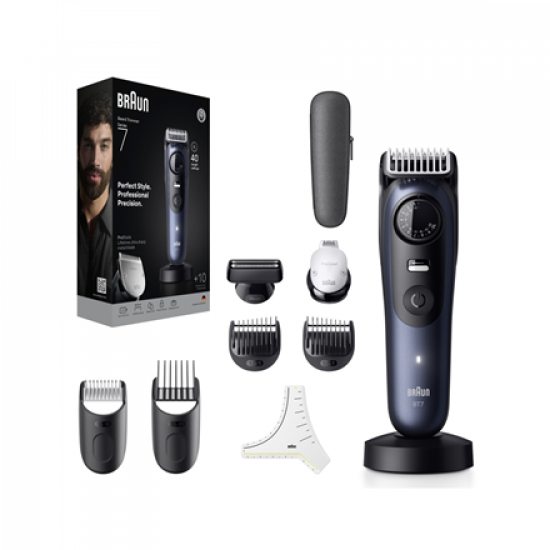 Braun Beard Trimmer | Series 7 BT7540 | Cordless | Number of length steps 40