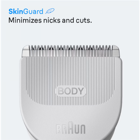 Braun Body Groomer | Series 3 BG3500 | Cordless | Lght Grey