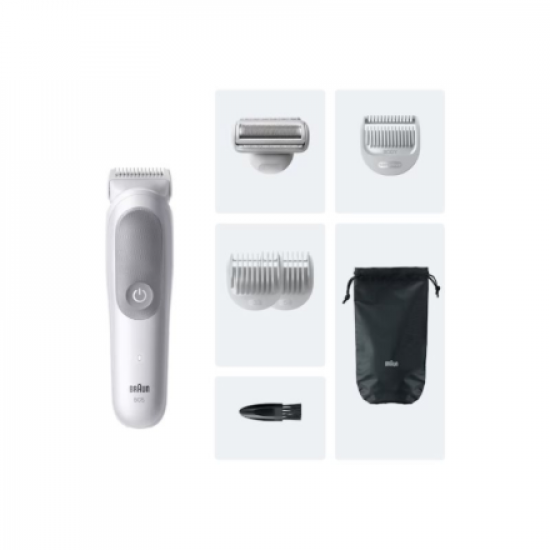 Braun Body Groomer | Series 5 BG5550 | Cordless | Lght Grey