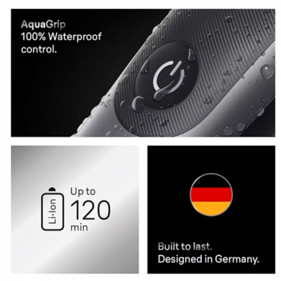 Braun 13in1 Grooming Kit | All-in-One Series 7 AIO7560 | Cordless | Number of length steps 14 | Black/Grey