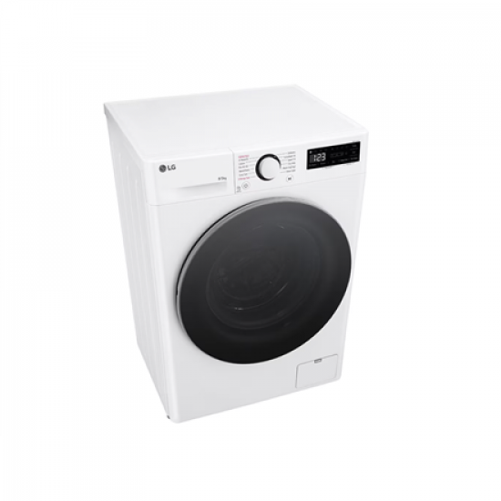 LG Washing machine with dryer | F2DR508S1W | Energy efficiency class A-10%/E | Front loading | Washing capacity 8 kg | 1200 RPM | Depth 48 cm | Width 60 cm | Display | LED | Drying system | Drying capacity 5 kg | Steam function | White