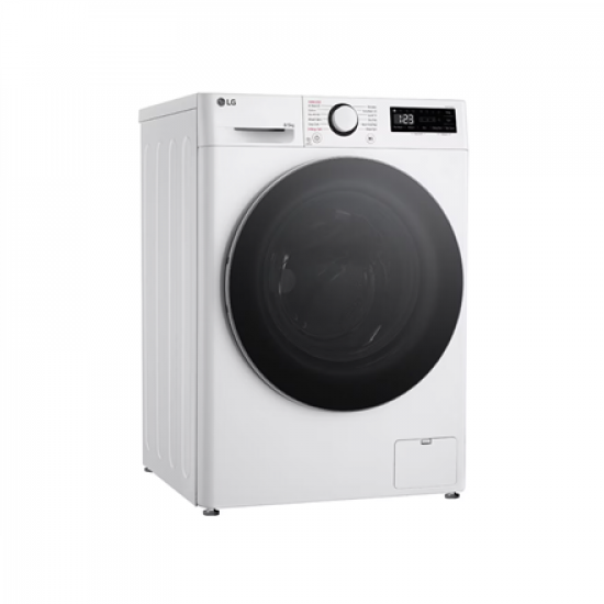 LG Washing machine with dryer | F2DR508S1W | Energy efficiency class A-10%/E | Front loading | Washing capacity 8 kg | 1200 RPM | Depth 48 cm | Width 60 cm | Display | LED | Drying system | Drying capacity 5 kg | Steam function | White
