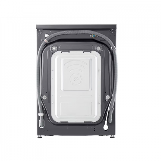 LG Washing machine | F2WR508SBM | Energy efficiency class A | Front loading | Washing capacity 8 kg | 1200 RPM | Depth 48 cm | Width 60 cm | Display | LED | Steam function | Direct drive | Black