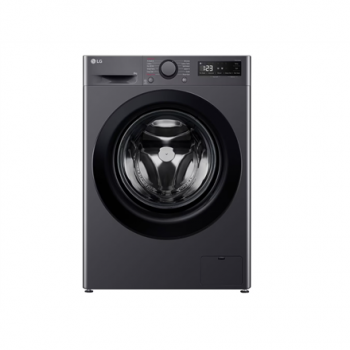 LG Washing machine | F2WR508SBM | Energy efficiency class A | Front loading | Washing capacity 8 kg | 1200 RPM | Depth 48 cm | Width 60 cm | Display | LED | Steam function | Direct drive | Black