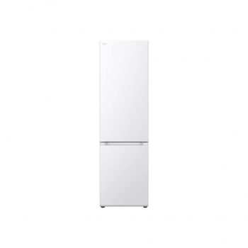 LG Refrigerator | GBV3200DSW | Energy efficiency class D | Free standing | Combi | Height 203 cm | No Frost system | Fridge net capacity 277 L | Freezer net capacity 110 L | Display | 35 dB | White