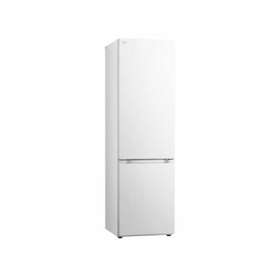 LG Refrigerator | GBV3200DSW | Energy efficiency class D | Free standing | Combi | Height 203 cm | No Frost system | Fridge net capacity 277 L | Freezer net capacity 110 L | Display | 35 dB | White