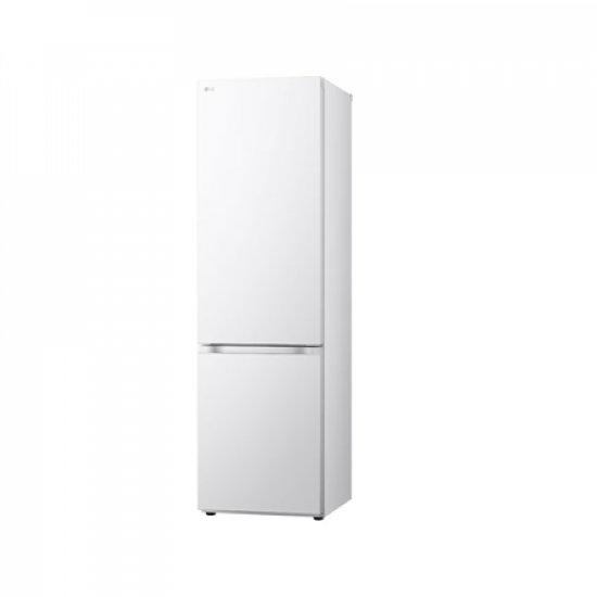 LG Refrigerator | GBV3200DSW | Energy efficiency class D | Free standing | Combi | Height 203 cm | No Frost system | Fridge net capacity 277 L | Freezer net capacity 110 L | Display | 35 dB | White