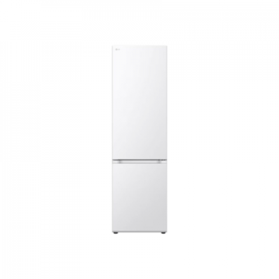 LG Refrigerator | GBV3200DSW | Energy efficiency class D | Free standing | Combi | Height 203 cm | No Frost system | Fridge net capacity 277 L | Freezer net capacity 110 L | Display | 35 dB | White