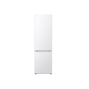 LG Refrigerator | GBV3200DSW | Energy efficiency class D | Free standing | Combi | Height 203 cm | No Frost system | Fridge net capacity 277 L | Freezer net capacity 110 L | Display | 35 dB | White