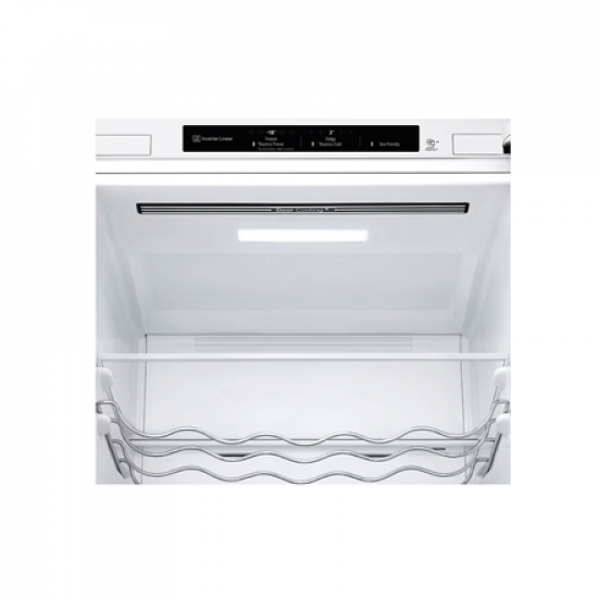 LG Refrigerator | GBV3200DSW | Energy efficiency class D | Free standing | Combi | Height 203 cm | No Frost system | Fridge net capacity 277 L | Freezer net capacity 110 L | Display | 35 dB | White