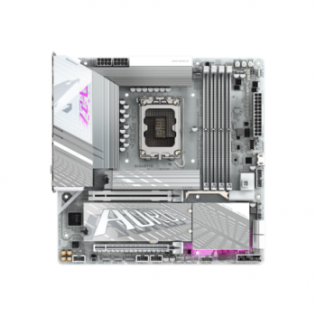 Gigabyte Z890M A ELITE WF7 ICE | Processor family Intel | Processor socket LGA1851 | DDR5 | Supported hard disk drive interfaces SATA, M.2 | Number of SATA connectors 4