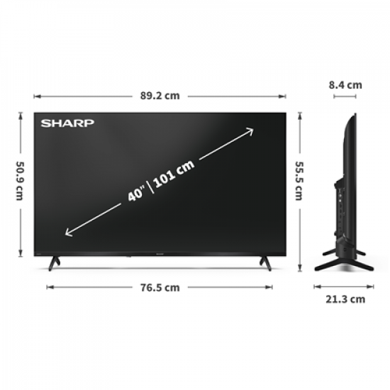 Sharp | 40HF2265E | 40 | Smart TV | Google TV
