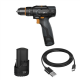 Batavia B.V. 12V Cordless Combi Drill - Fixxpack 2.0 Set (incl. 2.0Ah Battery & USB-C charging Cable)