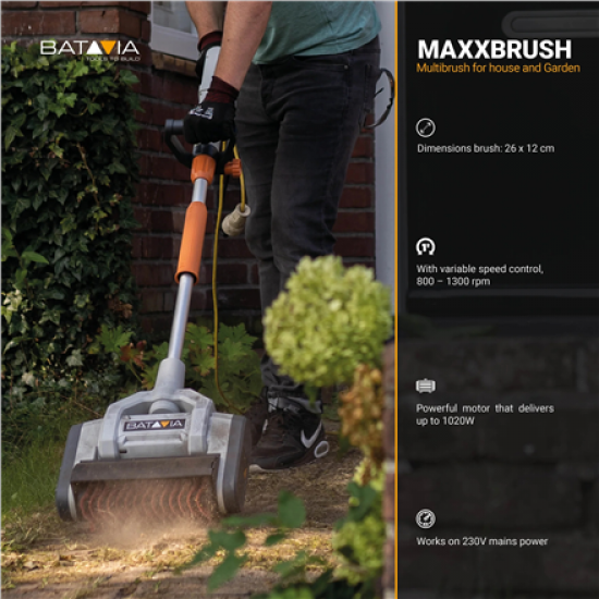 Batavia B.V. Maxxbrush 1020W Multi-Brush 26cm, Spiral Brush (Green) | 1020 W