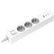 Xiaomi 20W Power Strip (2C1A) EU | Sockets quantity 3