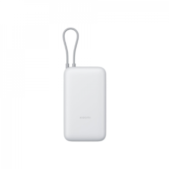 Xiaomi Power Bank 20000mAh (Integrated Cable) | 20000 mAh | Light Gray
