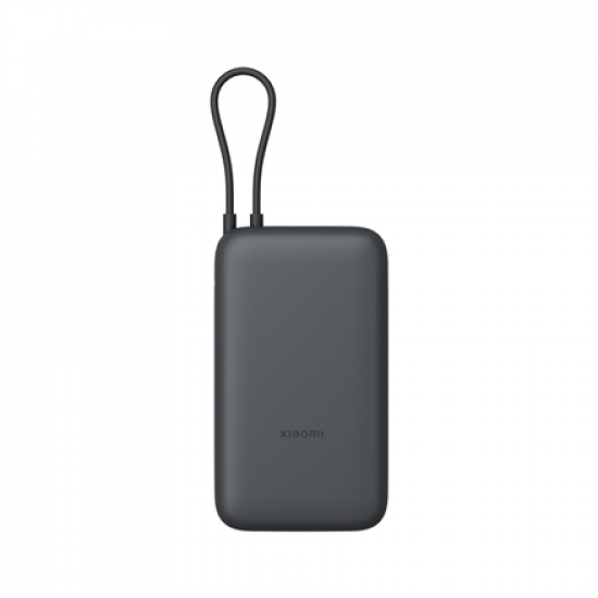 Xiaomi Power Bank 20000mAh (Integrated Cable) | 20000 mAh | Dark Gray