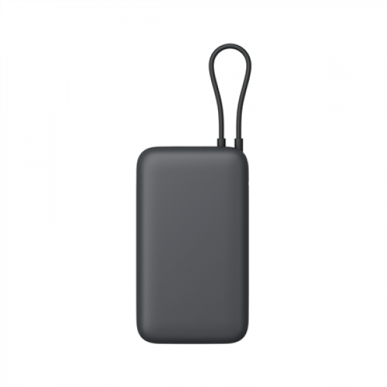Xiaomi Power Bank 20000mAh (Integrated Cable) | 20000 mAh | Dark Gray